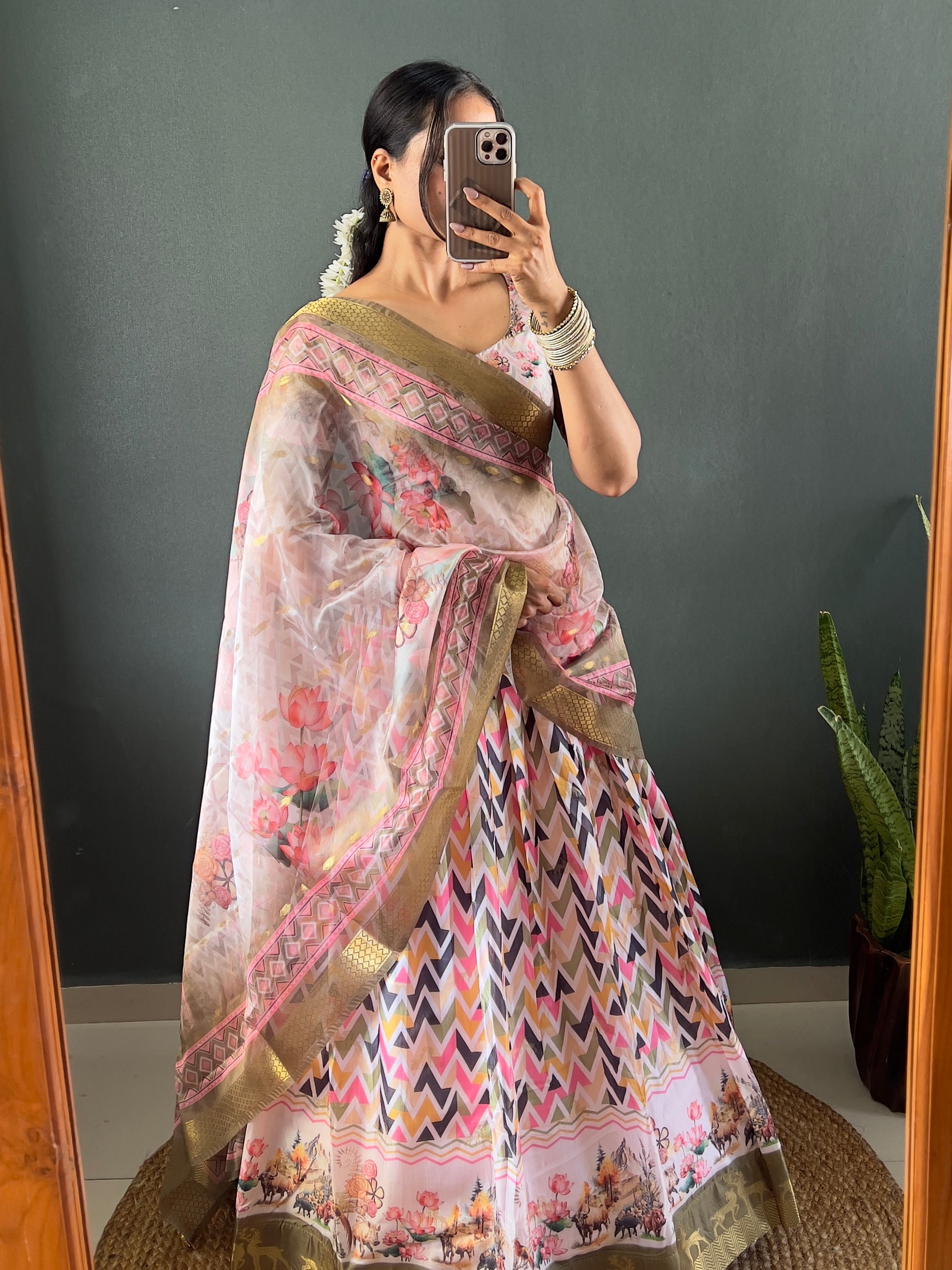 SareeWave Launching Festival Lehenga Choli