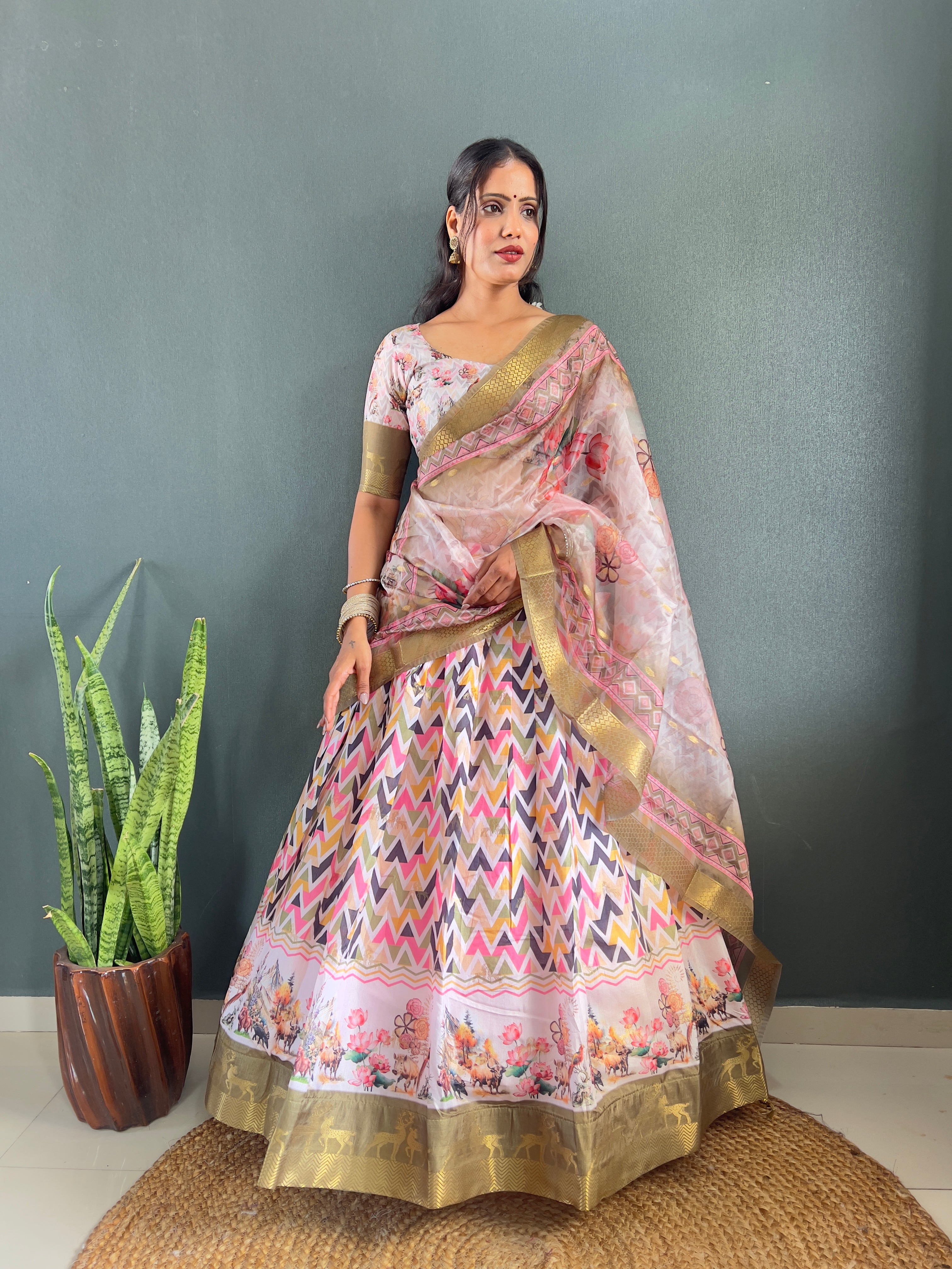 SareeWave Launching Festival Lehenga Choli