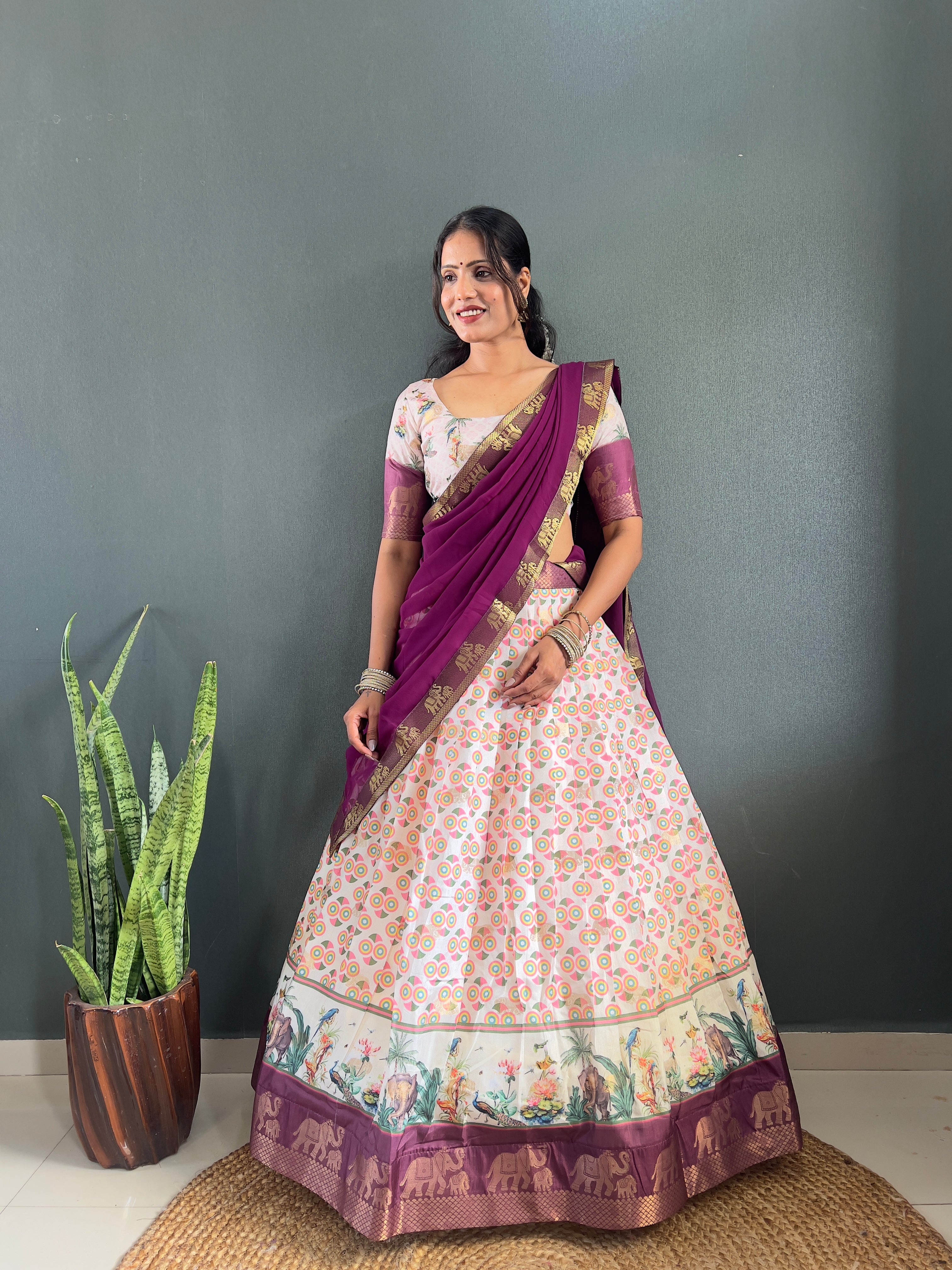 SareeWave Launching Festival Lehenga Choli