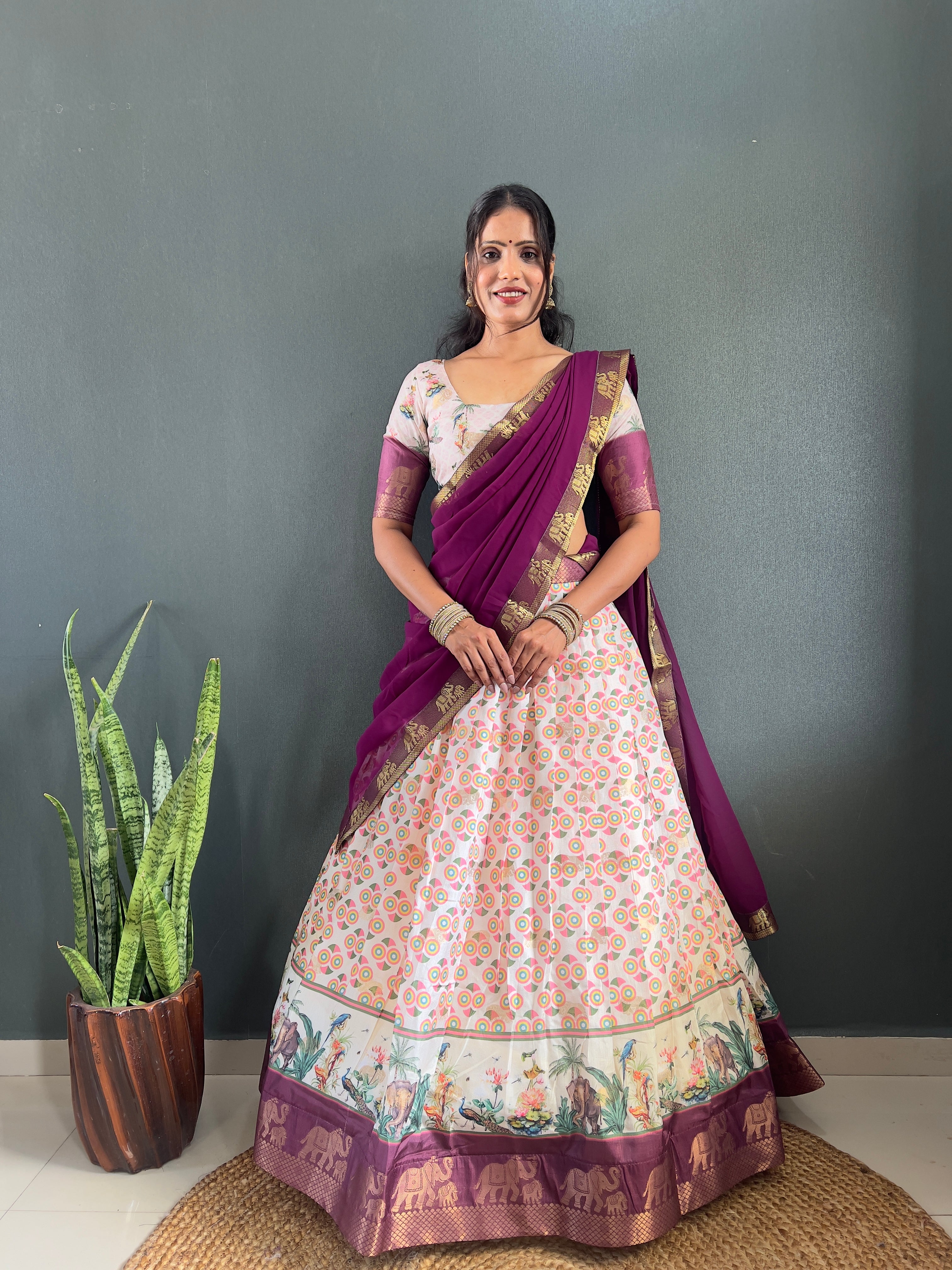 SareeWave Launching Festival Lehenga Choli
