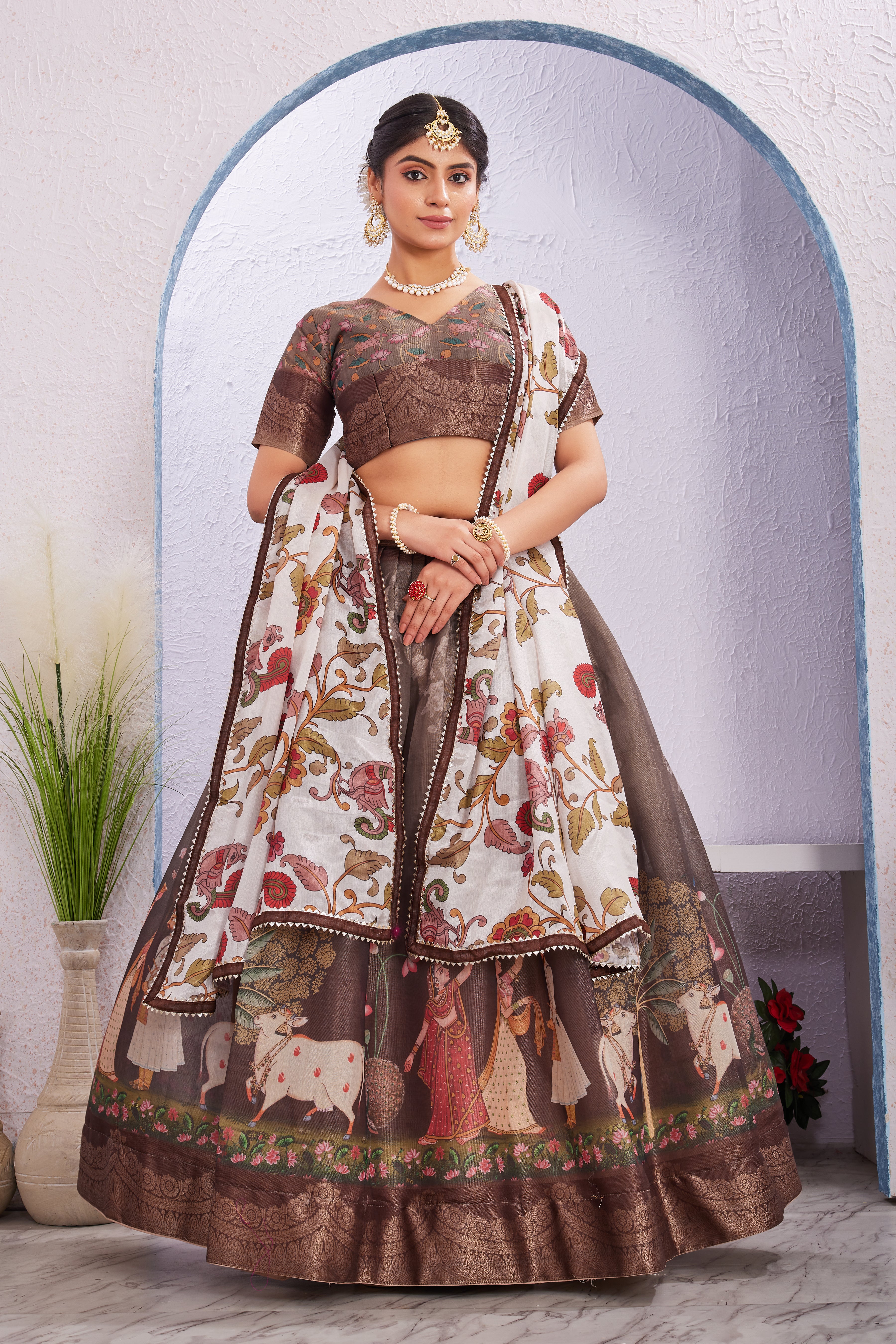 SareeWave Launching Festival Lehenga Choli