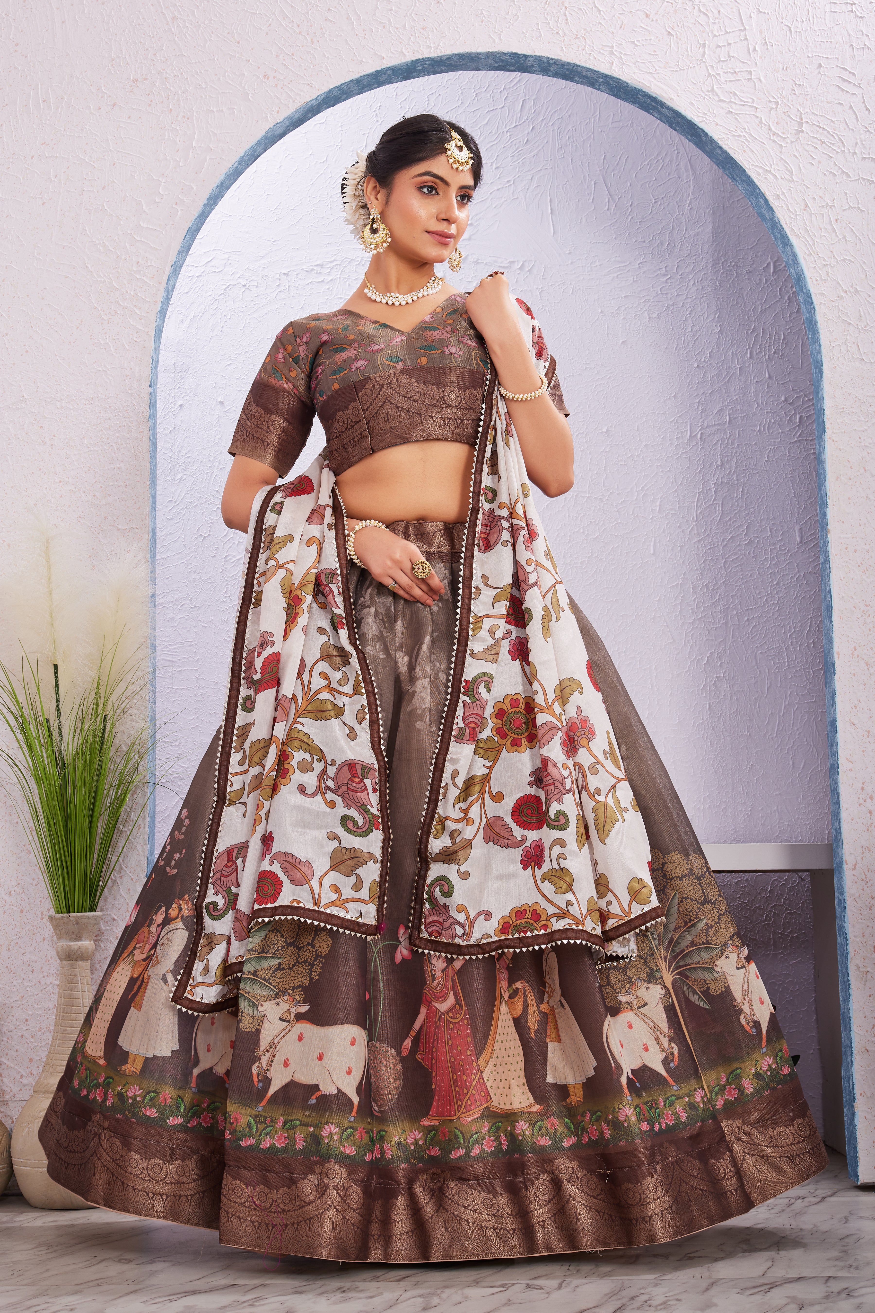 SareeWave Launching Festival Lehenga Choli