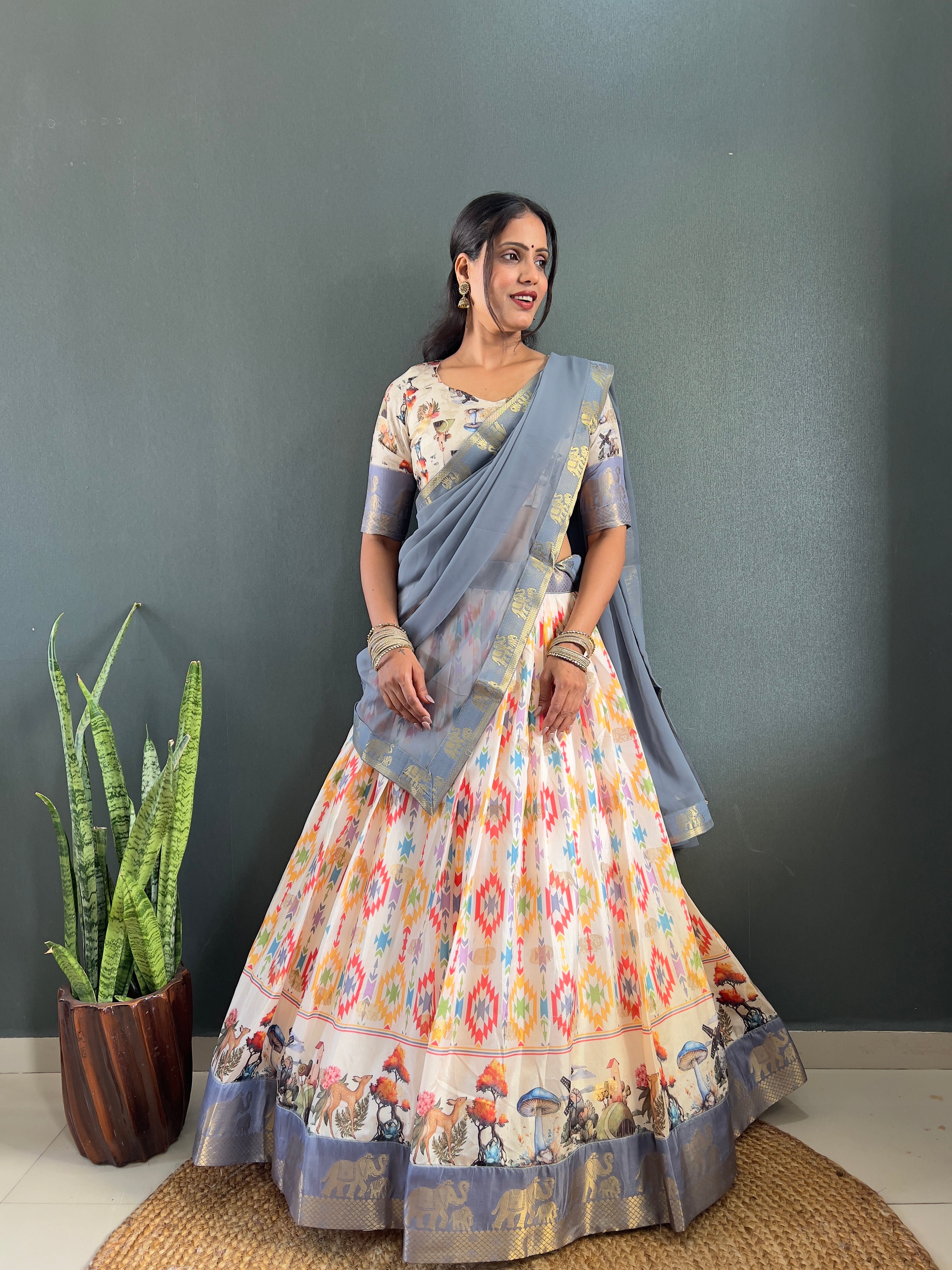 SareeWave Launching Festival Lehenga Choli