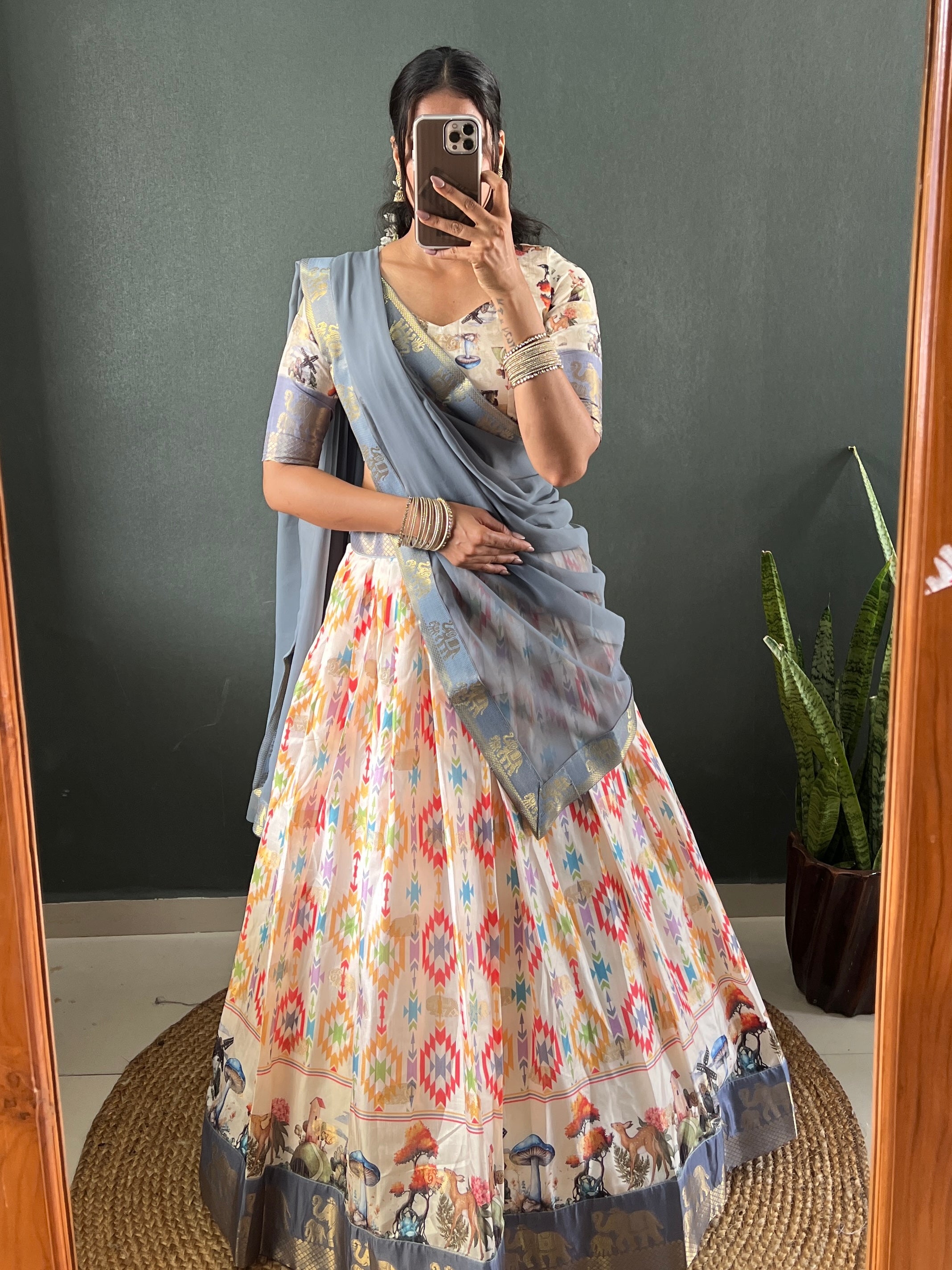 SareeWave Launching Festival Lehenga Choli