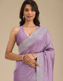 PURE SOFT  RANGOLI SAREE WITH EMBROIDERY BLOUSE PIECE