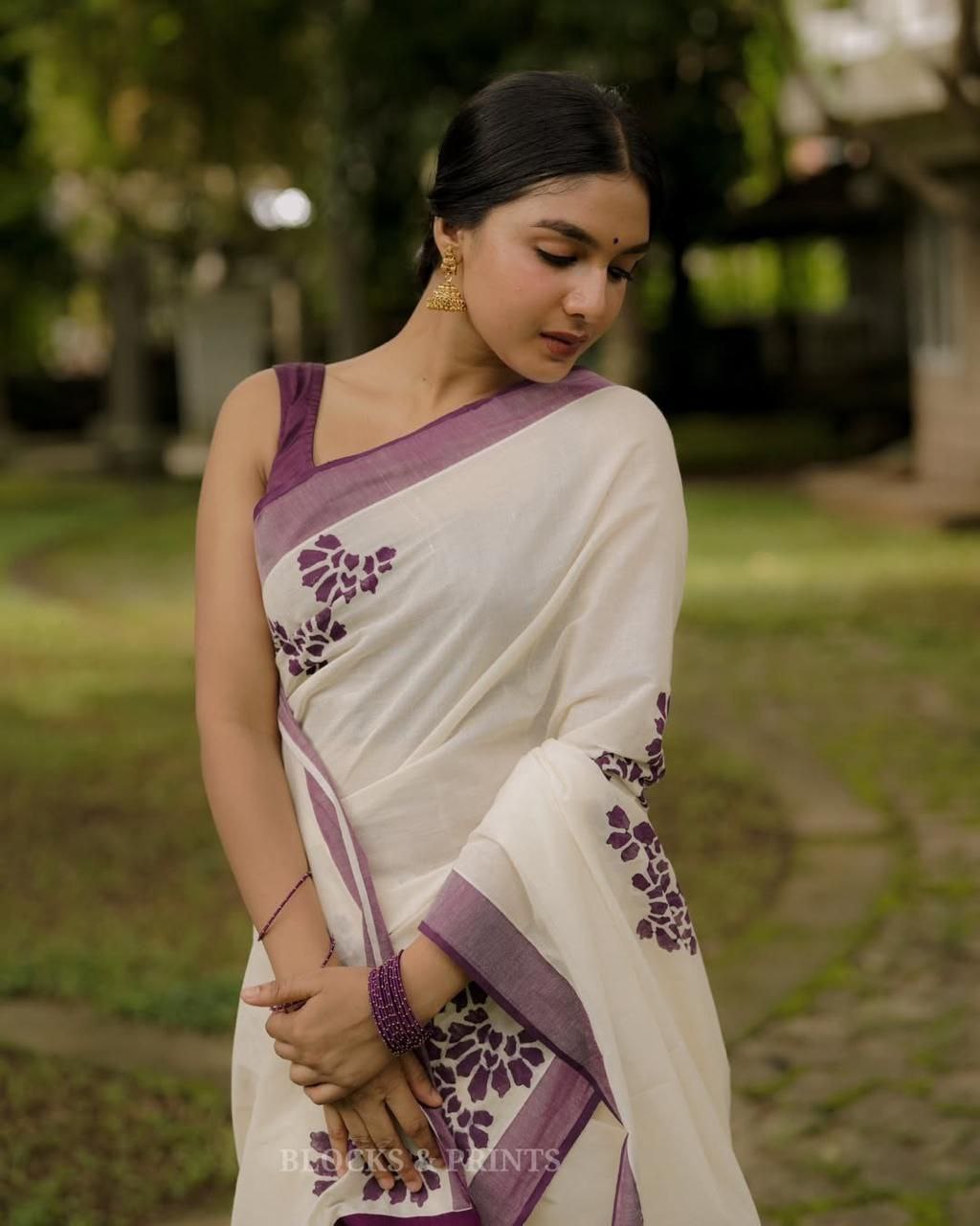 Sareewave Presents Designer Cotton Silk Saree