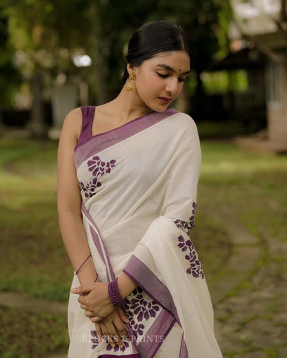 Sareewave Presents Designer Cotton Silk Saree