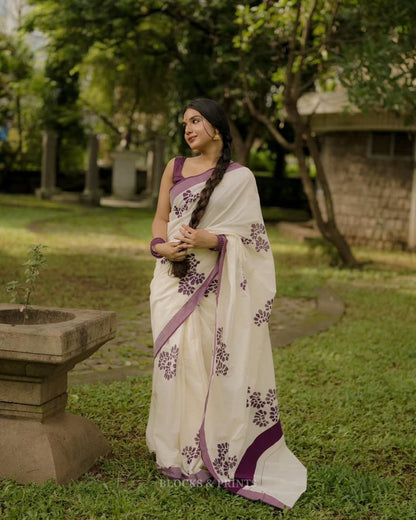Sareewave Presents Designer Cotton Silk Saree