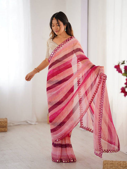 Sareewave Presents Designer Leriya Look Saree