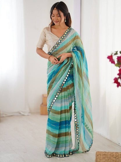 Sareewave Presents Designer Leriya Look Saree