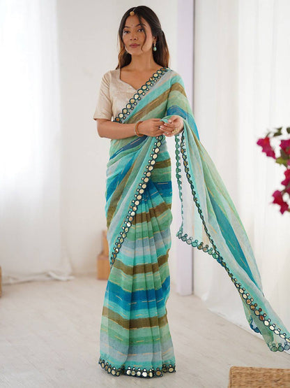 Sareewave Presents Designer Leriya Look Saree