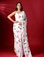 Sareewave Presents Designer Cotton Linen Silk Saree