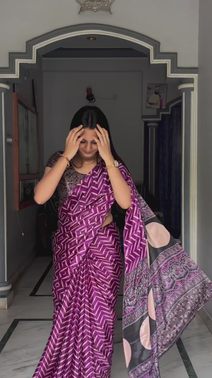 Ready To Wear Crape silk saree