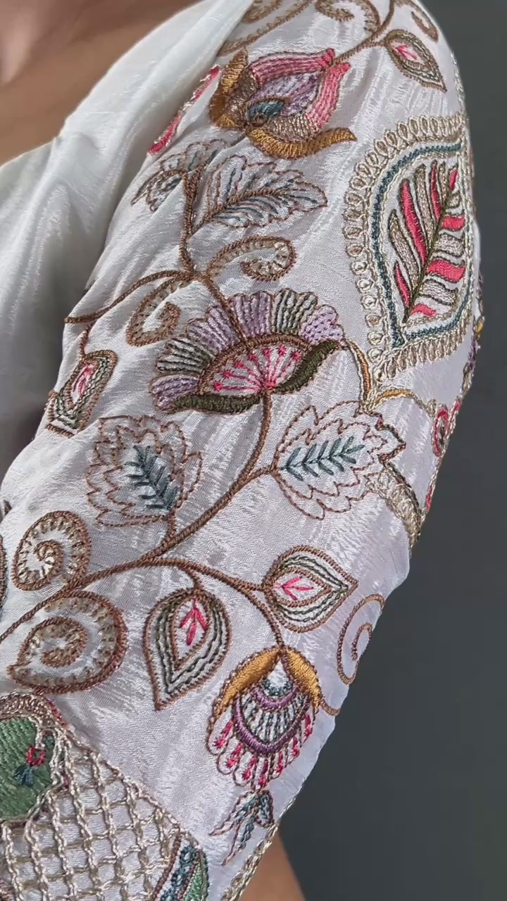 Load video: Sareewave Presents Heavy embroidery Festival Lehenga Choli