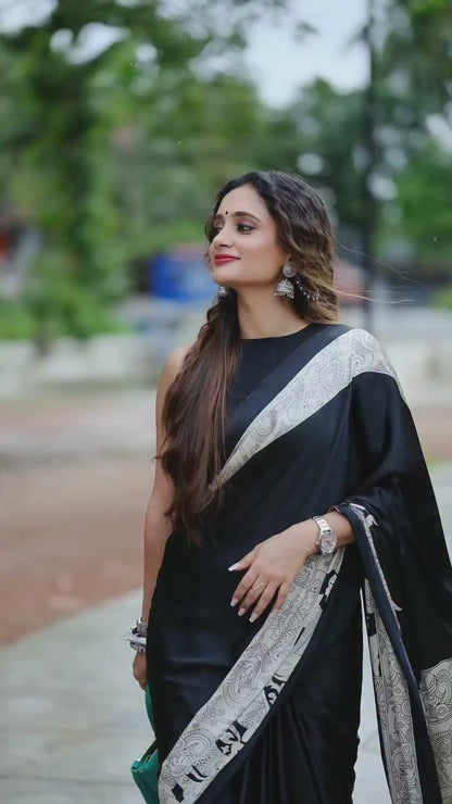 Ready To Wear Crape silk saree