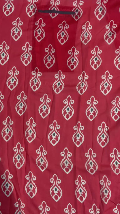 Pink Colour Mul Cotton Ready To Wear Saree With Pocket