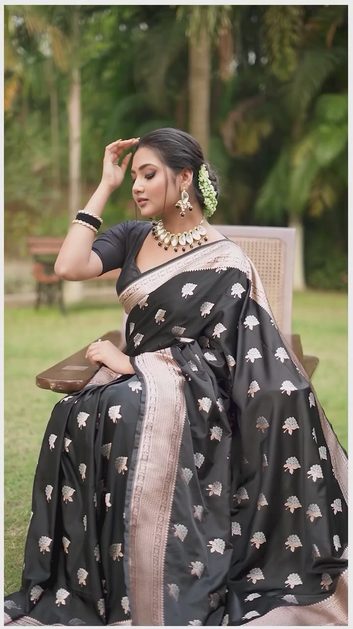 Load video: BANARASI SOFT SILK SAREE