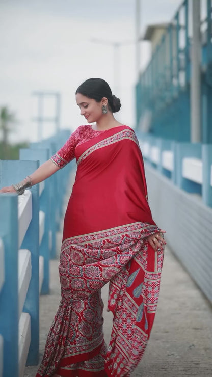 Ready To Wear Crape silk saree