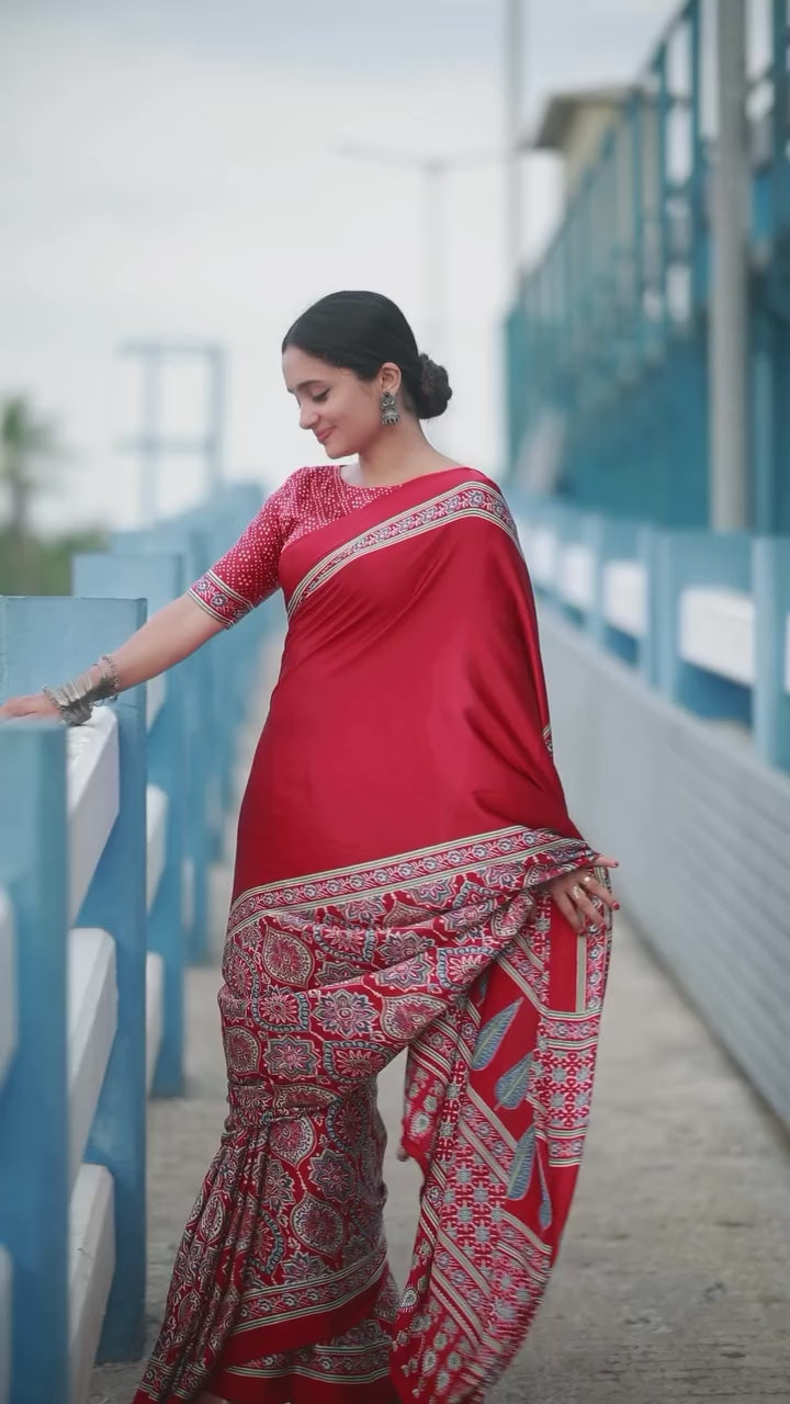 Ready To Wear Crape silk saree