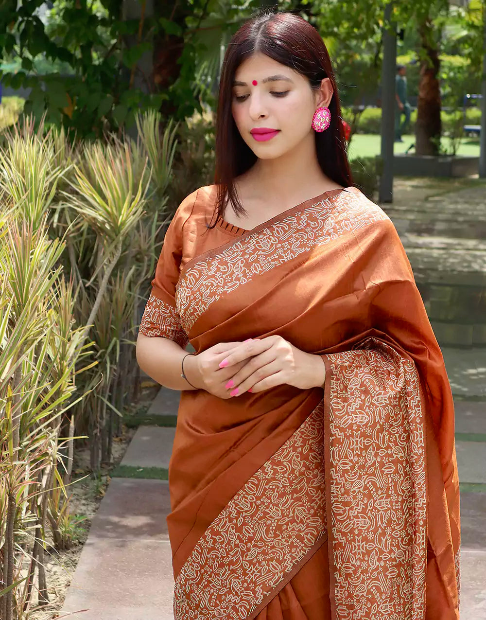 Mustard Yellow Raw Silk Saree With Handloom Weaving Work