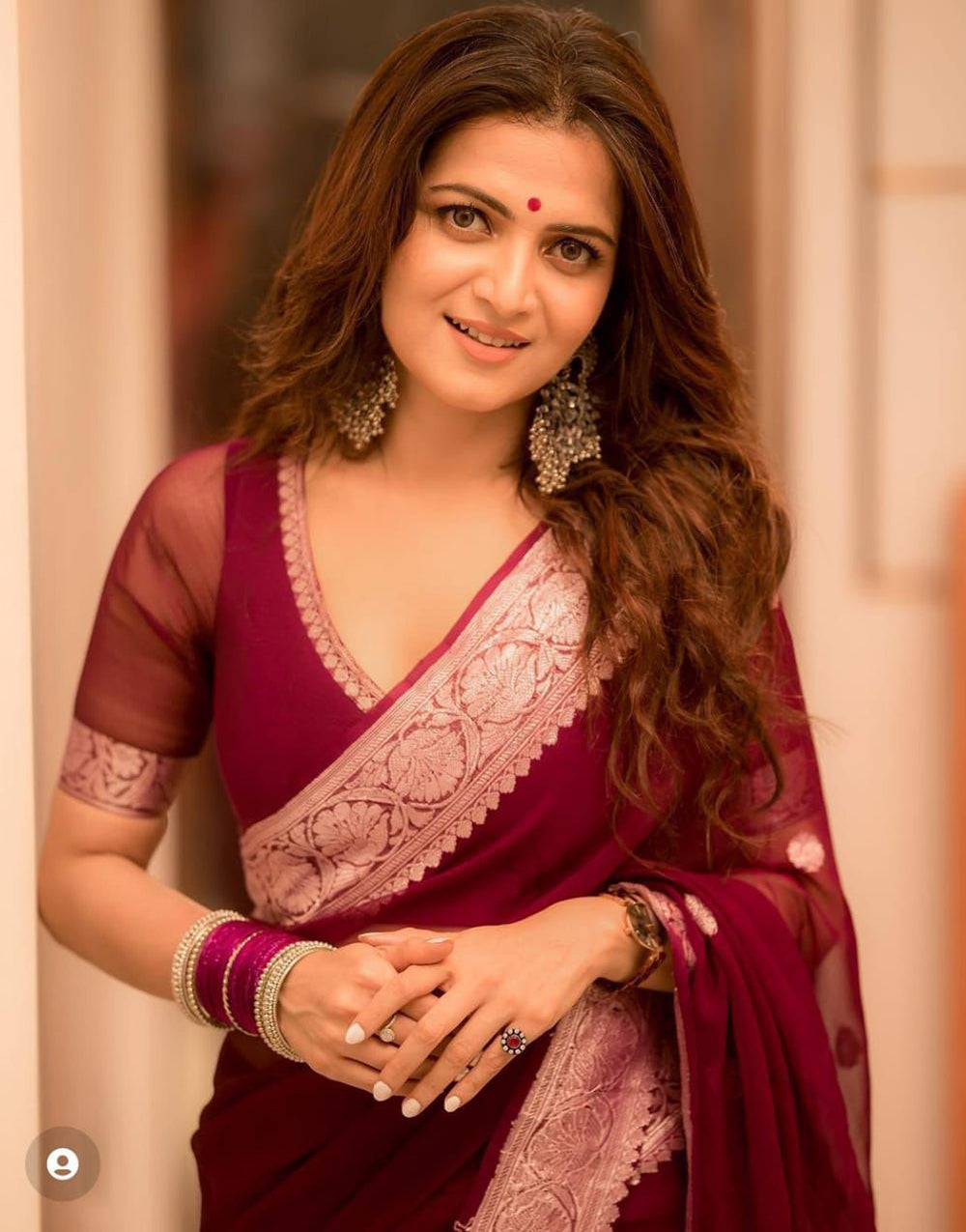 Hot Red Colour Soft Lichi Silk Saree With Rich Pallu