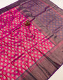 Pink Colour   Dharmavaram Silk Gold Jari Weaving
