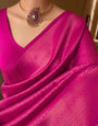 Blush Pink Soft Silk Saree With Jaquard Border